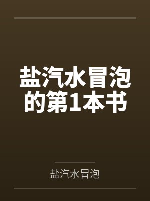 盐汽水冒泡的第1本书 盐汽水冒泡的第1本书